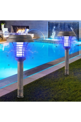 Bloomnest Güneş Enerjili Sivrisinek Öldürücü Lamba: Bahçe Aydınlatma Ve Sivrisinek Savar, Güvenli Sivrisinek Kontrolü