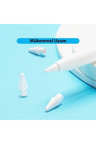 Coofbe Apple Pencil İçin 2 Adet Yedek Uç Apple Pencil 1 Yedek Uç Apple Pencil 2 Yedek Uç 2 Adet