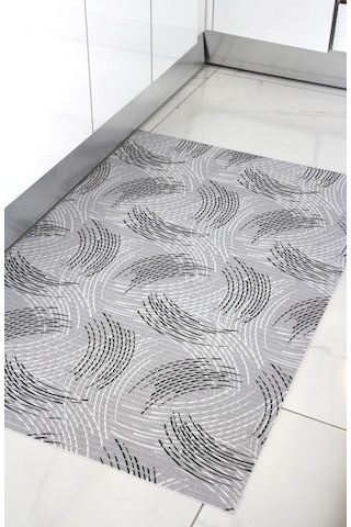 Aqua Mat Islak Zemin Kaydırmaz Çok Amaçlı Paspas 8005-çizgi Gri