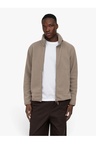 Only & Sons Onsjason Prtc Fleece Jacket Otw Noos Erkek Gri Ceket - 5054882