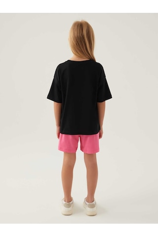 Barbie Kız Çocuk Şortlu Takım 9-14 Yaş Siyah 17214703g24s1-1 Siyah