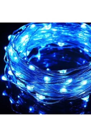 Peri Led 3 Metre Pilli Mavi Renk Dekoratif Aydınlatma 1.kalite Mavi