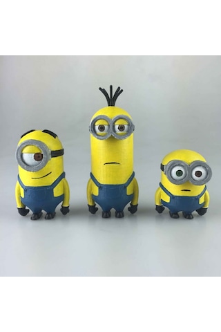 3'lü Minion Figür Bob, Kevin, Stuart