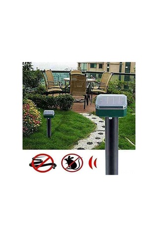 Hangfox Güneş Enerjili Ultrasonik Hayvan Kovucu Sistemi - Yaban Hayatı Ve Sırtlanları Dışarıda Engeller Yeşil Kufur, 6 Adet