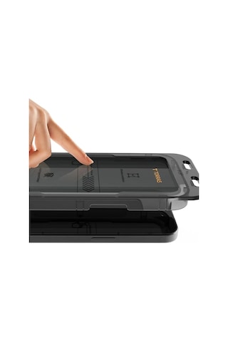 Apple Uyumlu iPhone 17 Hayalet-gizli Cam Ekran Koruyucu Premium 7x Güçlendirilmiş Kolay Uygulama Aparatıyla