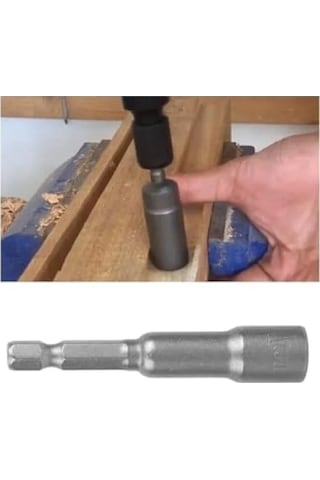 Lokma Seti, 1/4" Vidalı, Metrik Adaptör, 9 Parça