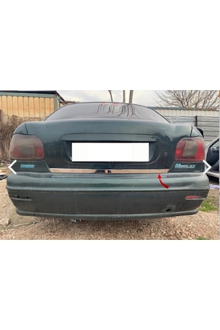 Fiat Marea 2001 Kasa İle Uyumlu Bagaj Alt Çıtası Krom Paslanmaz Ç