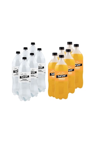 Sarıyer Gazoz+portakal 1 Lt 12 Li Set