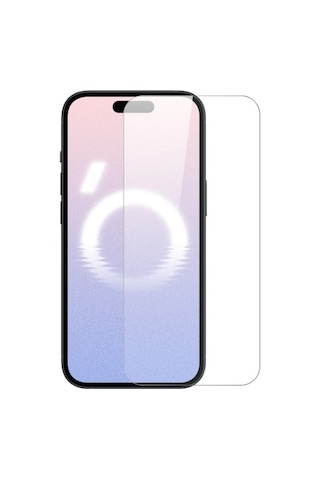 Apple Uyumlu iPhone 16 Plus İle Ekran Koruyucu Şeffaf Temperli Kırılmaz Cam Ekran Koruyucu