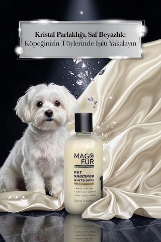 Mago Fur Beyaz Tüylü Köpek Şampuanı - 250 Ml