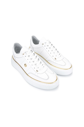 Tamer Tanca Erkek Hakiki Deri Beyaz Sneakers & Spor Ayakkabı 352 24110 Erk Ayk Y26 Beyaz Dr