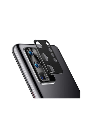 Kilifone - Huawei Uyumlu P40 Pro - Kamera Lens Koruyucu Cam Filmi - Şeffaf