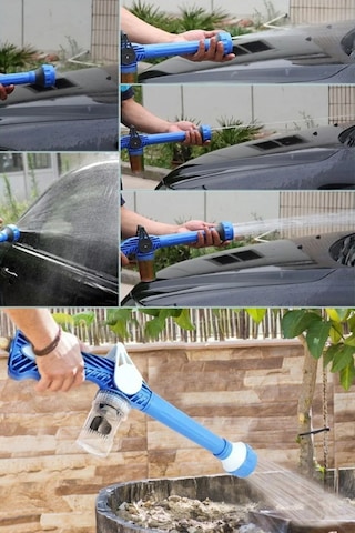 Otomobil Yıkama Sulama Fonksiyonlu Su Püskürtme Tabancası Deterjanlı Akıllı Tayzikli Basınçlı Bahçe 4741