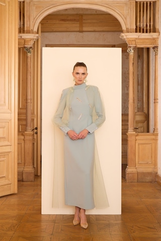 Senna Vanessa Dress Mint Yeşil