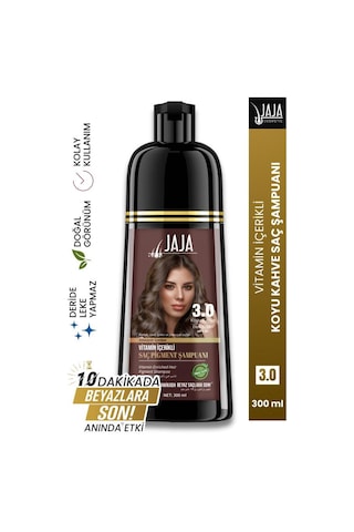 Jaja Vitamin İçerikli Saç Pigment Şampuanı Unisex 300 Ml 3.0 Koyu Kahve