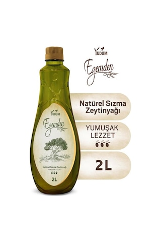 Yudum Naturel Sızma Zeytinyağı Yumuşak Lezzet Pet 2 L