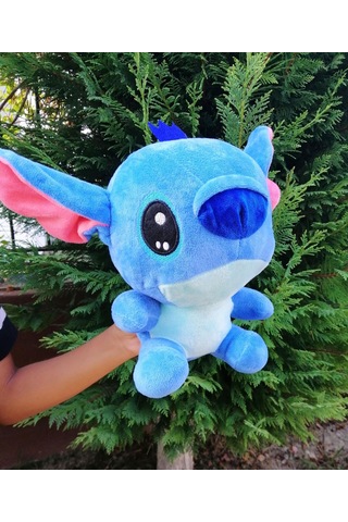 İthal Ürün Lilo & Stitch Stiç Figür Peluş Oyuncak Uyku & Oyun Arkadaşı Büyük Boy 24 CM