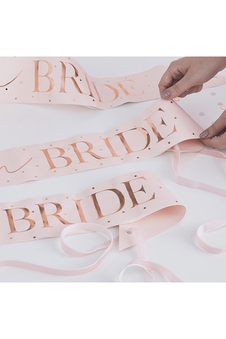 Parti Kuşakları - Team Bride - 6 Adet Tüm Yaşlar