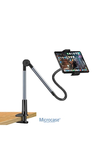 Microcase 360 Döner Başlıklı Masa Üstü Tablet Tutucu Katlanabilir Akrobat Tablet Standı - Al5725