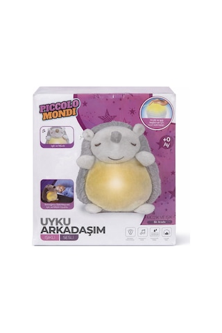 Işıklı Ve Sesli Uyku Arkadaşım Peluş Oyuncak Gri