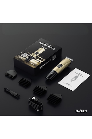 Enchen Beardo 3 Gold Çok Fonksiyonlu Tüm Vücut İçin Uygun Şarjlı Saç Ve Tıraş Makinesi