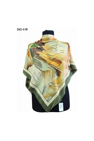 Moonscarfs Moonscarf Desenli Bambu Pamuk Eşarp 262-118 Çok Renkli