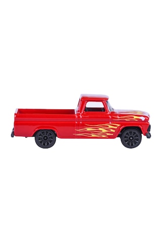 Majorette Sokak Yarış Arabaları Chevrolet C10 Kırmızı Çok Renkli