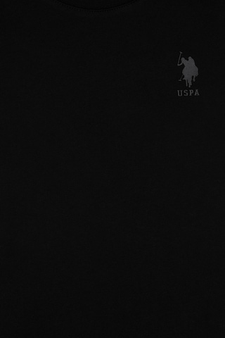U.S. Polo Assn. Erkek Çocuk Siyah Basic Bisiklet Yaka Tişört 50306502-VR046