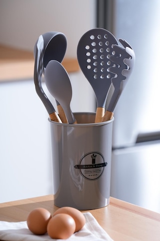 Handy 5 Parça Silikon Mutfak Gereçleri Seti Gri