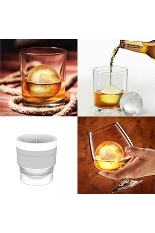 Didadodo Yuvarlak Silikon Kalıp, Çok Renkli Buzluk Kovası - Ev Yapımı Çok Renkli Çok Renkli