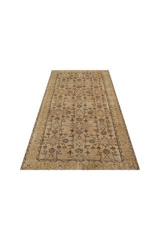 Özel Vintage Eskitme El Dokuma Halı 117 X 216 Cm 9291
