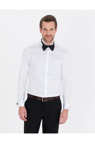 Pierre Cardin Erkek Beyaz Smokin Gömlek 50251058-vr013 Beyaz