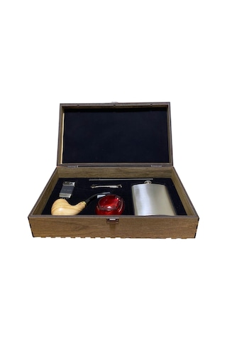 Dapper Zeytin Ağacı 7 Oz Mataralı Pipo Seti 605724-509254