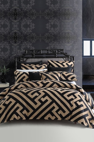 Always Çarşafı Lastikli Çift Taraflı Çift Kişilik Nevresim Takımı çiftharemkahve Kahverengi