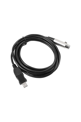 Usb - Xlr Mikrofon Kablosu Profesyonel Sabit Çıkışlı Kayıt Usb - Xlr Mikrofon Dönüşüm Kablosu Pc İçin 3m/9.8ft 0.2 Diğer