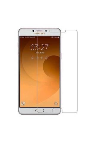 Samsung Uyumlu Galaxy C9 Temperli Kırılmaz Cam Ekran Koruyucu