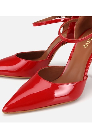 Hotiç Kadın Rugan Deri Kırmızı Bilekten Bağlamalı Stiletto 01ayh321930a750 01ayh321930a750