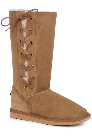 Emu Australia Platinum Hi Lace Kahve Kahve