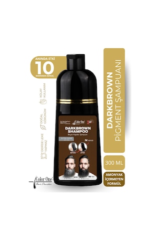 Koyu Kahverengi Dark Brown Saç Şampuanı 300 Ml & Ton Etkisi Tüm Saç Tipleri