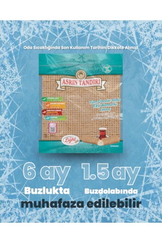 1 Paket Ekşi Hamurlu Çavdar Lavaş Ekmeği