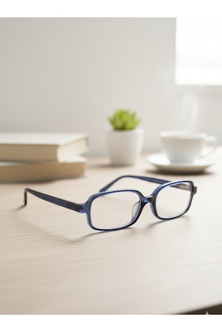 Glamy Kare Model Optik Uyumlu Mavi Işık Korumalı Gözlük Modern Çerçeveli Trend Şık Ve Modern Gri