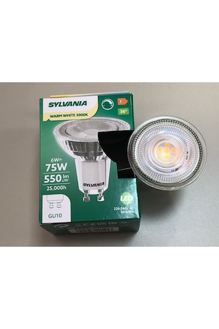 Sylvanıa Dimli 6w 75w 550 Lümen Gu 10 2700 Kelvin Led Spot 25,