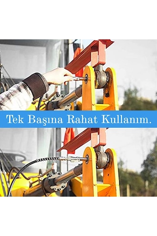 Adjtrade Yeni Nesil Mandallı Gres Pompa Ucu Ve 30cm Hortum Adjnm506