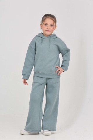 Toontoy Kız Çocuk Tnty Nakışlı Eşofman Takım Mavi