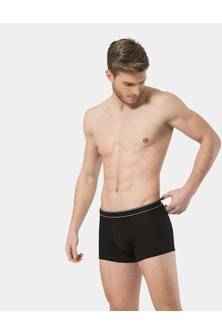 Türen Erkek Likralı Boxer 165/Siyah 001