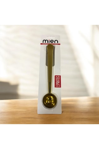 Mien Mien Metal Mandallı Ölçü Kaşığı 17 Cm Pratik Sabitlenebilir Mutfak Ölçü Kaşığı 15 Ml Sarı