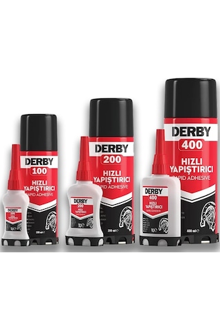 Derby 100ml Mdf Hızlı Yapıştırıcı Seti Adet - Ağırlık -1 Adet-100 Ml