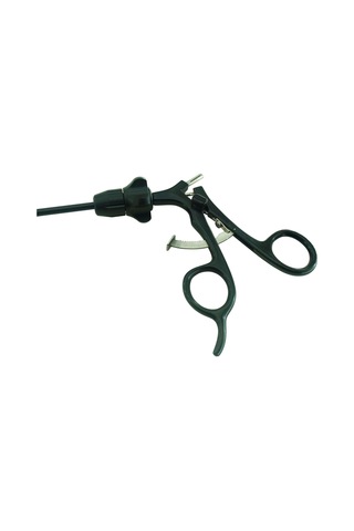 Barışhan Medikal Laparoskopik Reusable Delik Yuvası Pense 5 x 330 MM 40 MM Çene Siyah