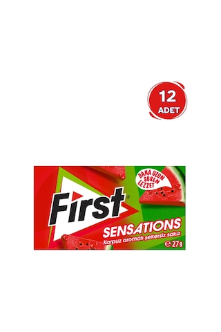 First Sensations Karpuz Aromalı Sakız 12 x 27 G
