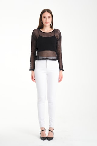 By Papi Kare File Bluz Siyah